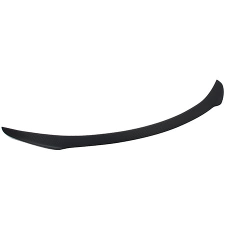 Ikon Motorsports Compatible with 12-25 Tesla Model S H Style Rear Trunk Spoiler Wing - Carbon Fiber CF