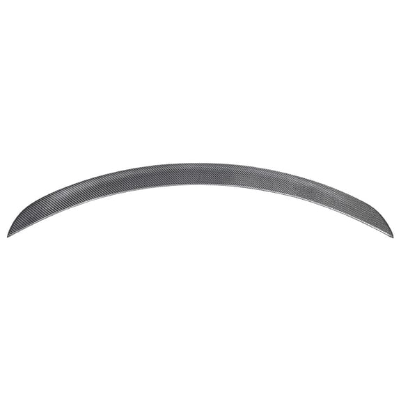 Ikon Motorsports Compatible with 12-25 Tesla Model S OE Factory Style Carbon Fiber Rear Trunk Spoiler Wing