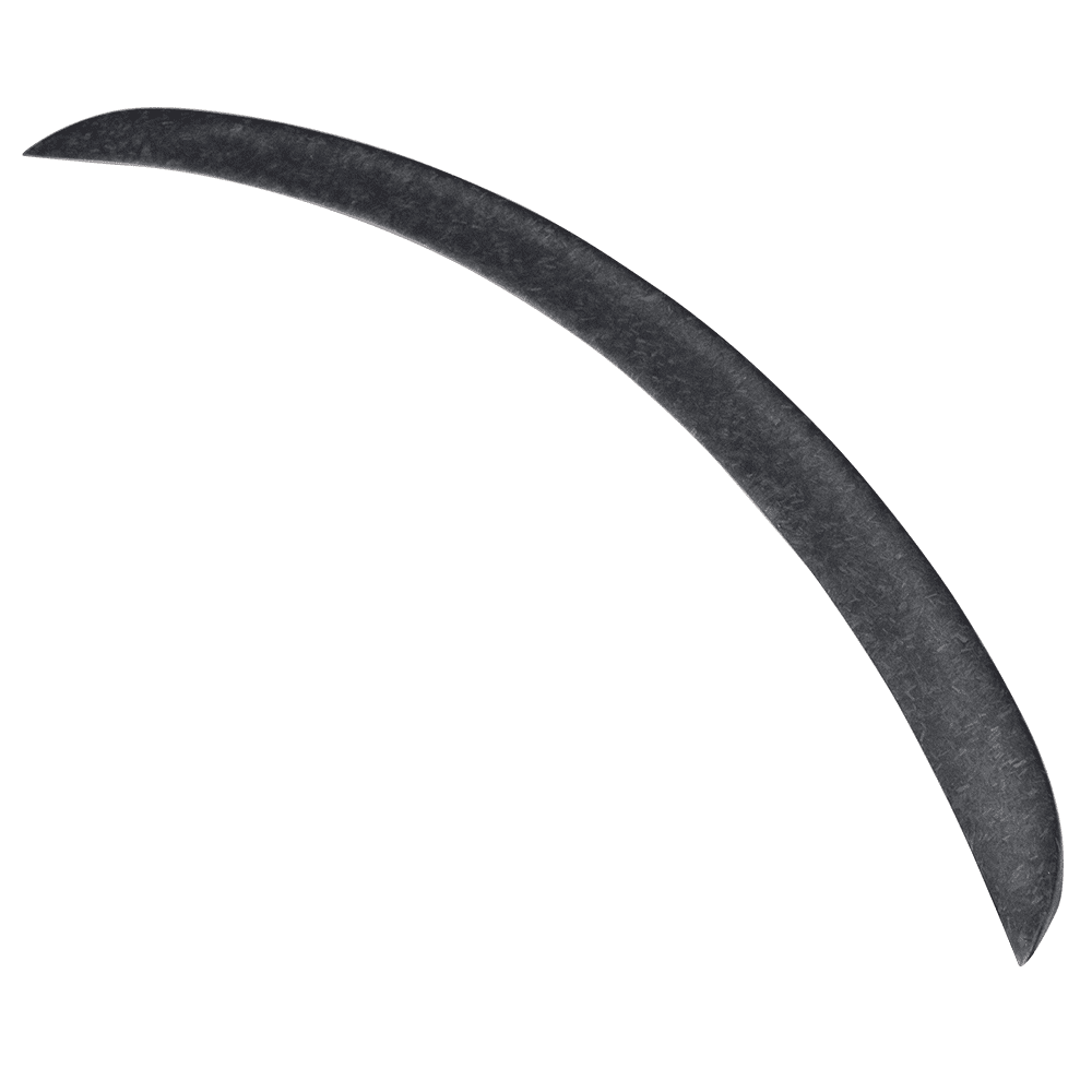 IKON MOTORSPORTS Real Carbon Fiber Trunk Spoiler For Tesla Model Y 2020-2025 | Rear Wing Deck Lid | Easy Install