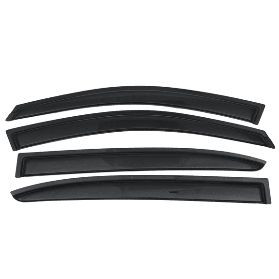 Ikon Motorsports Compatible with 13-15 honda accord 4dr sedan Window Vent Visor Deflector Rain Guard 4pcs Outside Mount 2013 2014 2015 2016 2017