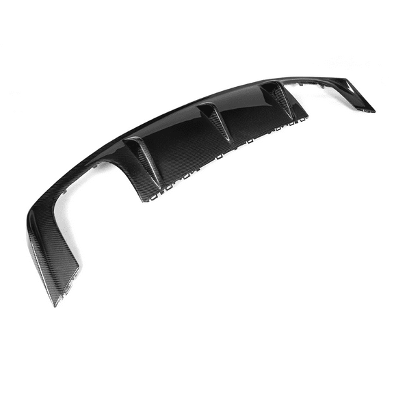 Ikon Motorsports Compatible with 13-16 Audi S3 8V Sedan OE Style Rear Bumper Diffuser - Carbon Fiber CF