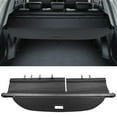 thumbnail image 1 of Ikon Motorsports Cargo Cover Compatible with 2013-2018 Toyota RAV4 OE Style Black Rear Cargo Security Trunk Shade Vinly Aluminum Rod, 1 of 9