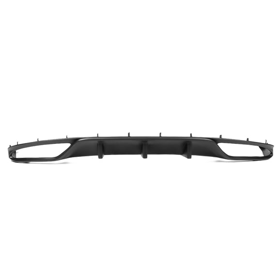 Ikon Motorsports Rear Diffuser Compatible with 2013-2020 Lexus GS Series Rear Bumper Lip Diffuser 3 Fins Unpainted PP