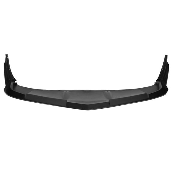 Ikon Motorsports Compatible with 14-15 Chevrolet Camaro SS Front Bumper Lip+ Front Winglets 1LE Style PU Unpainted Black
