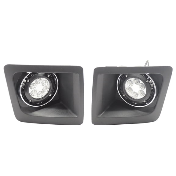 Ikon Motorsports Compatible with 14-16 GMC Sierra OE LED Clear Spotlights&Bulbs Excellent Off Roading 2014 2015 2016