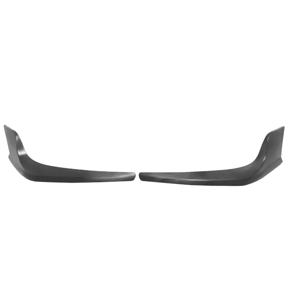Ikon Motorsports Compatible with 14-16 Toyota Corolla S Model Front Bumper Lip 2 Pieces - PU Polyurethane