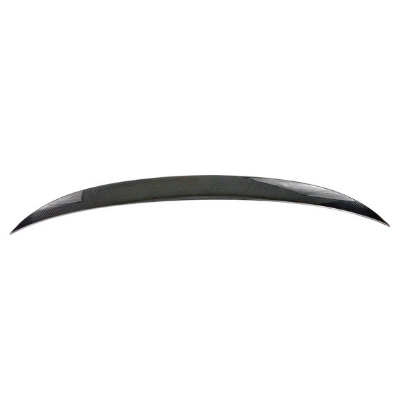 Ikon Motorsports Compatible with 14-17 BMW F32 4 Series P Style Trunk Spoiler Wing Carbon Fiber Print ABS