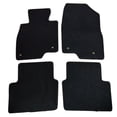 thumbnail image 1 of Ikon Motorsports Compatible with 14-18 Mazda 3 OE Factory Style Black Nylon Carpet Car Floor Mats Front Rear 4pcs 2014 2015 2016 2017 2018, 1 of 6