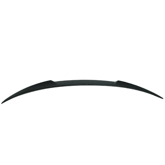 Ikon Motorsports Compatible with 14-18 Mercedes-Benz W117 CLA Class Sedan V Style Unpainted Trunk Spoiler Wing - ABS