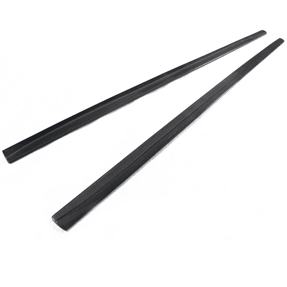 Ikon Motorsports Compatible with 14-20 BMW 4-Series F32 M Sport MP Style Side Skirts - Matte Carbon Fiber