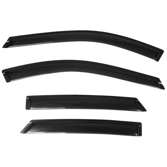 Ikon Motorsports Compatible with 14-20 Chevy Impala Acrylic Window Visors Vent Deflector Rain Guard 4Pc Set Outside Mount 2014 2015 2016 2017 2018
