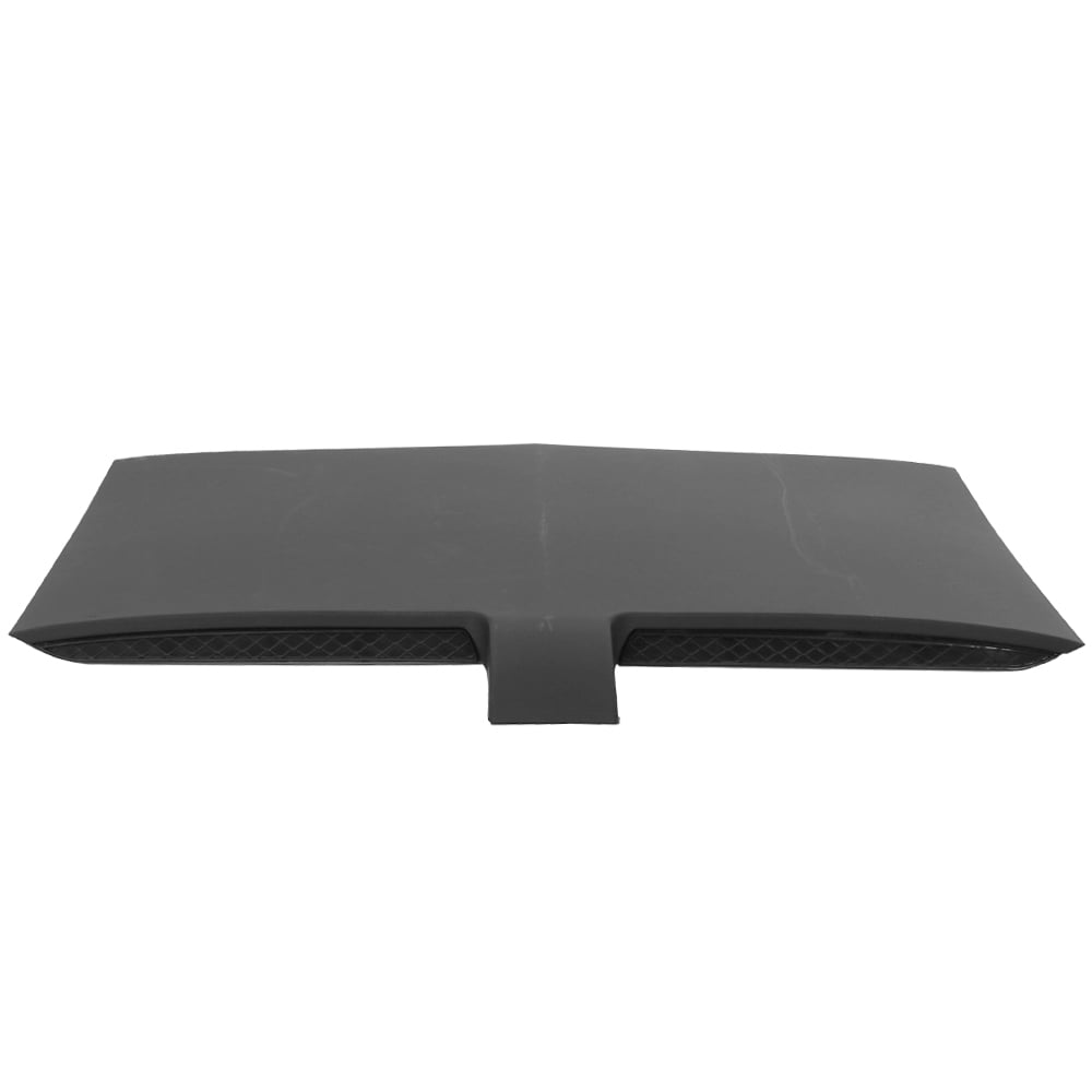 IKON MOTORSPORTS M-Style Hood Vent Scoop For 2015-2017 Ford Mustang (Unpainted Black PP)