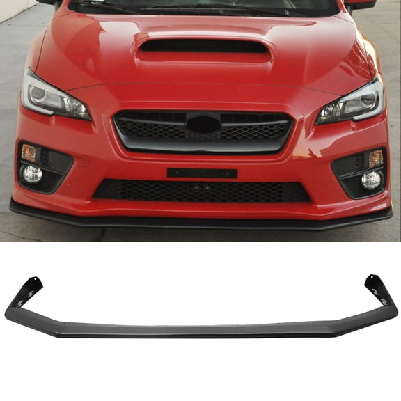Ikon Motorsports Compatible with 15-17 Subaru WRX STI OE Style V Limited JDM Front Bumper Lip PP