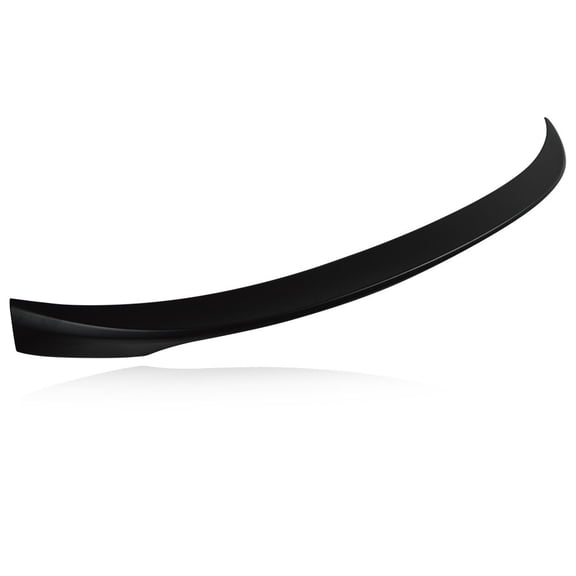 Ikon Motorsports Compatible with 15-19 BMW F16 X6 F86 X6M Performance Unpainted Black ABS Trunk Spoiler Wing
