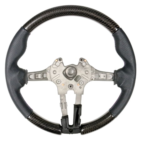 Ikon Motorsports Compatible with 15-21 BMW F80 F82 M Steering Wheel CF + Perforated Leather + M Stitching