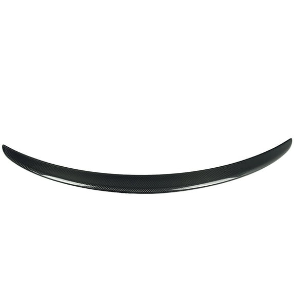 Ikon Motorsports Compatible with 15-21 Benz W205 Coupe 2-Door C205 Trunk Spoiler Wing - Carbon Fiber
