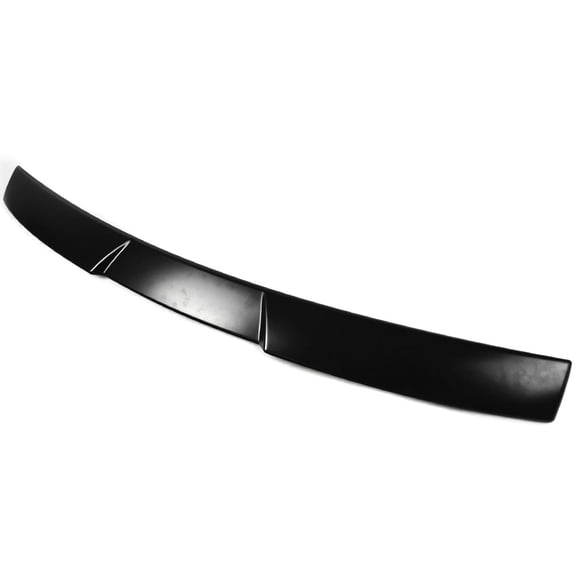 Ikon Motorsports Compatible with 15-21 Subaru WRX STI V Style Unpainted Black Roof Spoiler Wing