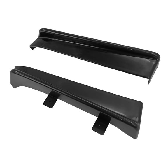 Ikon Motorsports Compatible with 15-21 Subaru WRX STI VA1 VA2 Rear Bumper Lip Apron 2Pc Spats ABS Splitter