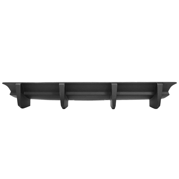 Ikon Motorsports Rear Diffuser Compatible with 2015-2023 Dodge Challenger GT/SXT/SXT Plus Rear Bumper Lower Lip 4 Shark Fin Spoiler Wing