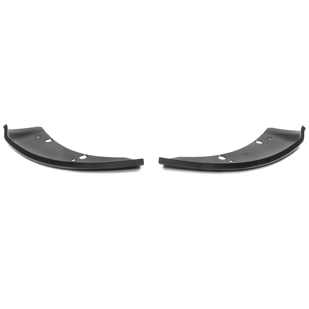 Ikon Motorsports Compatible with 15-23 Dodge Charger SRT Scat Pack Front Bumper Lip Splitter Matte Black