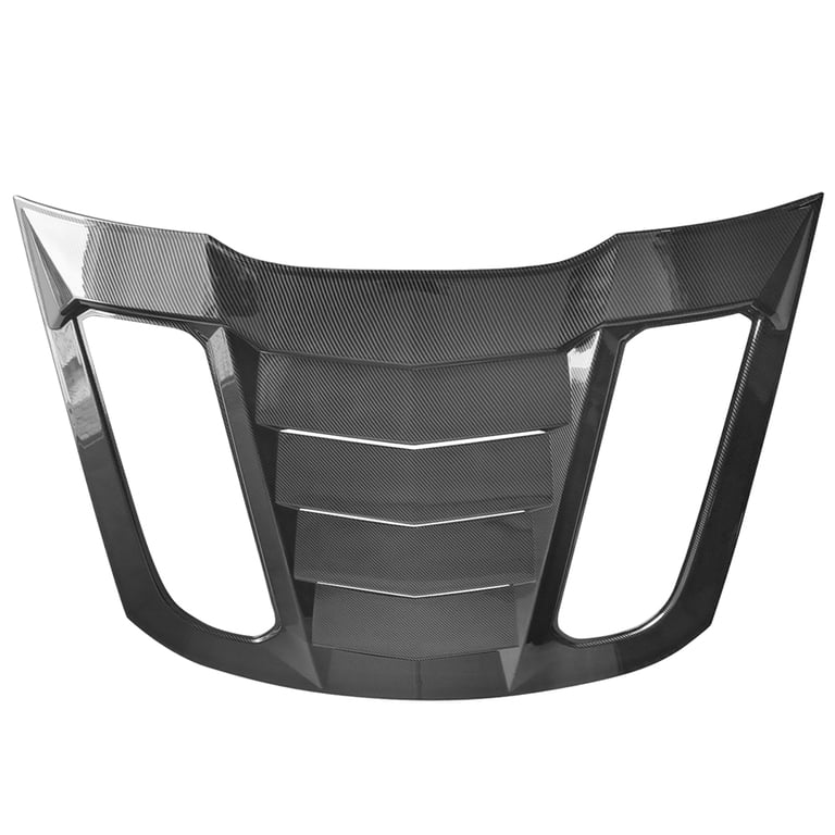 Matte Black Side Quarter Window Louvers For Ford Mustang 2015–2022 Coupe – Rear Sun Shade Cover