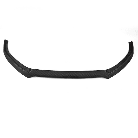 Ikon Motorsports Compatible with 16-18 Audi A6 S6 C7 Sline Sedan Front Bumper Lip - Matte Carbon Fiber