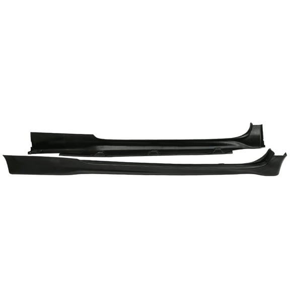 Ikon Motorsports Compatible with 16-20 Honda Civic Coupe Only HF-P Style Side Skirts PolyUrethane Unpainted PU