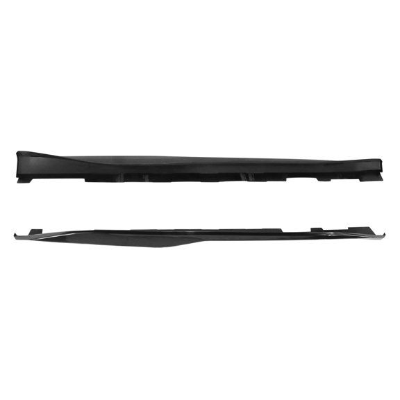 Ikon Motorsports Compatible with 16-24 Chevrolet Camaro ZL1 Style Side Skirts Polypropylene PP Carbon Fiber Print
