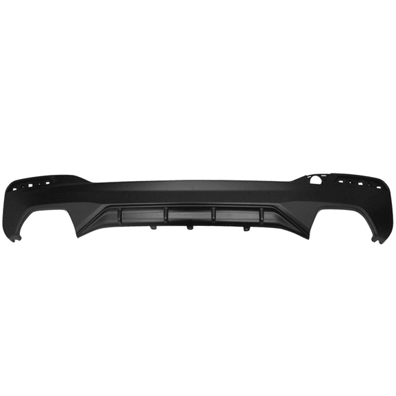 Ikon Motorsports Compatible with 17-20 BMW 5 Series G30 MP Style Type 1 M Sport Rear Bumper Diffuser