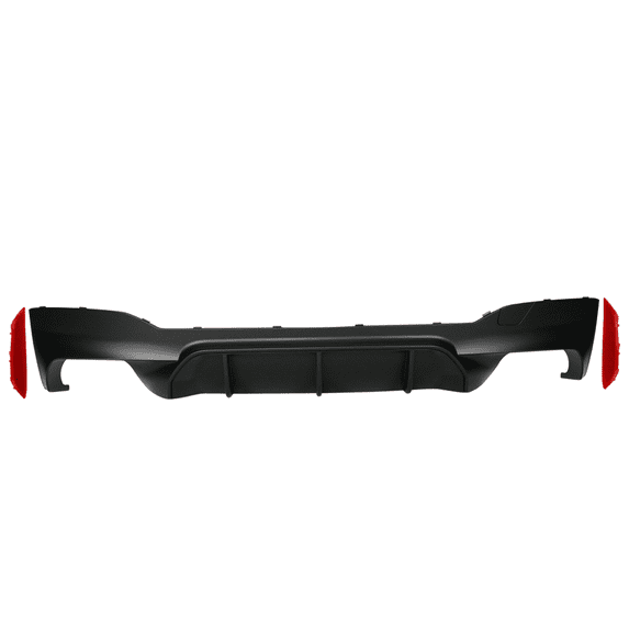 Ikon Motorsports Compatible with 17-20 BMW G30 M5 Style Rear Bumper Lip Diffuser Quad Outlet