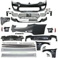 thumbnail image 1 of Ikon Motorsports Compatible with 17-20 BMW G30 to M5 Style Conversion Kit Front Rear Bumper Fender Side Sill, 1 of 7