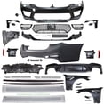 thumbnail image 1 of Ikon Motorsports Compatible with 17-20 G30 to M5 Style Conversion Kit Front Rear Bumpers Fenders Side Ext., 1 of 7