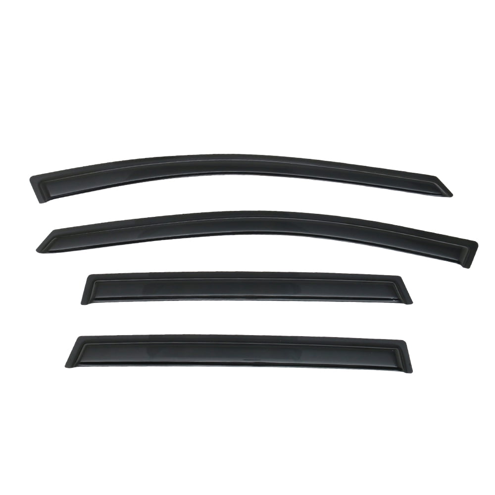 Ikon Motorsports Compatible with 17-22 Honda CRV Acrylic Window Vent Visor Deflector Rain Guard 4Pc Outside Mount 2017