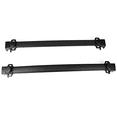 thumbnail image 1 of Ikon Motorsports Compatible with 17-23 Jeep Compass Factory Style Top Roof Rack Cross Bar Pair Black, 1 of 9
