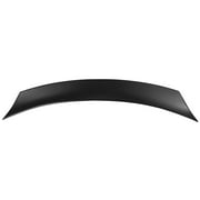 Ikon Motorsports Compatible with 17-23 Tesla Model 3 Trunk Spoiler Matte Black - ABS