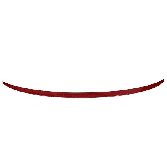 Ikon Motorsports Compatible with 17-23 Tesla Model 3 Trunk Spoiler Painted #PPMR Sunset Red Metallic