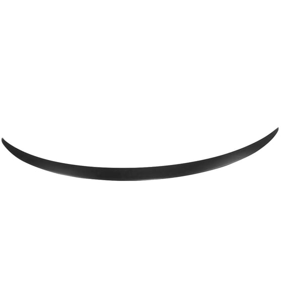 Ikon Motorsports Compatible with 17-23 Tesla Model 3 Trunk Spoiler Unpainted ABS Black