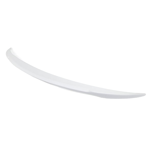 Ikon Motorsports Compatible with 17-23 Tesla Model 3 V Style Painted #PPSW White Water Pearl Trunk Spoiler