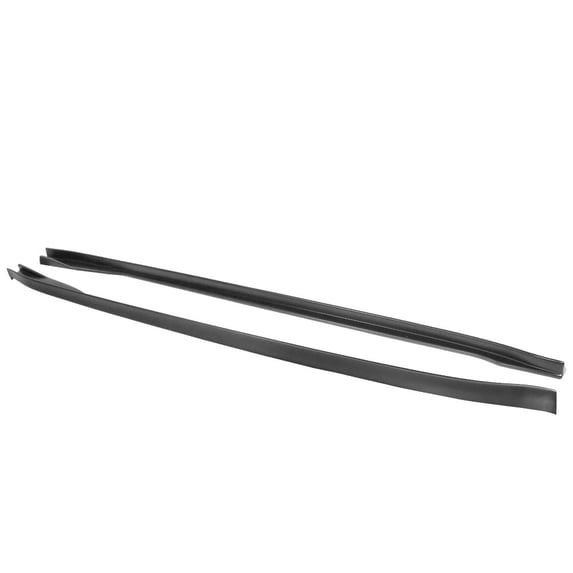 Ikon Motorsports Compatible with 17-25 Tesla Model 3 IKON Style Side Skirts Extension PP - Matte Black