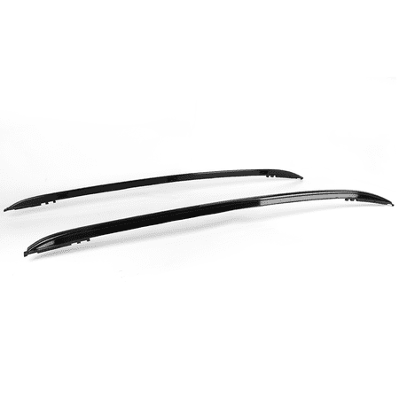 Ikon Motorsports Compatible with 18-20 Toyota CH-R OE Style Black Roof Rack Side Rails Bar Aluminum