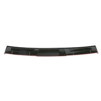 Ikon Motorsports Compatible with 18-22 Honda Accord Ikon Style Rear Roof Spoiler Window Wing Gloss Black & Red Lip ABS 2018 2019 2020