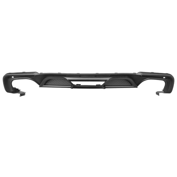 Ikon Motorsports Compatible with 18-23 Ford Mustang GT GT350 Rear Diffuser Unpainted PP