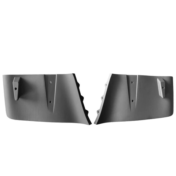 Ikon Motorsports Compatible with 18-23 Ford Mustang GT Only Rear Bumper Diffuser Valance Aero Foil Kit Pair