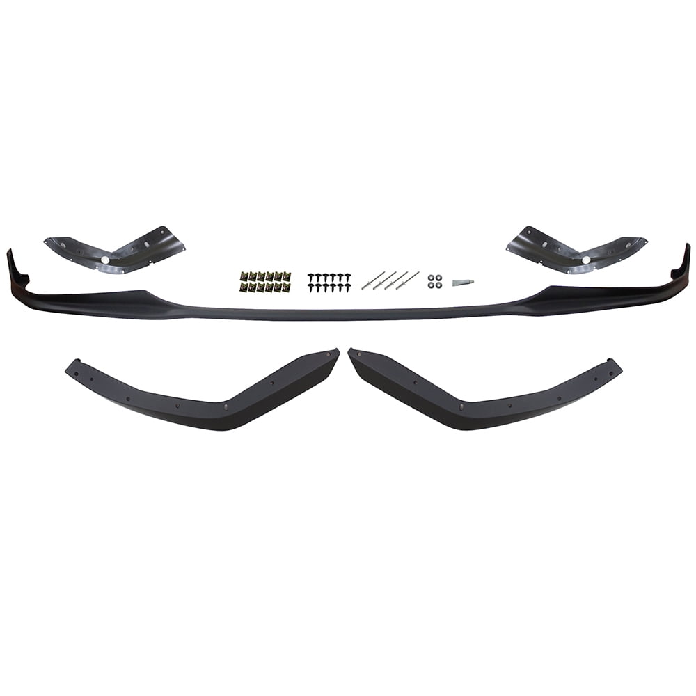 Ikon Motorsports Compatible with 19-22 BMW G20 3 Series M Performance M Sport Front Bumper Lip Splitters 5PC