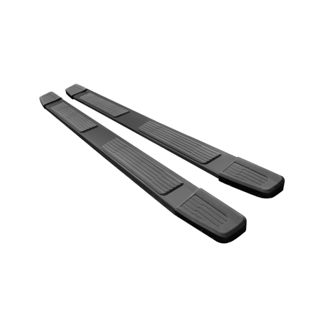 Ikon Motorsports Running Boards Compatible with 2019-2025 Chevy Silverado Sierra 1500 Extended Cab, OE S6 Side Step Bar Black