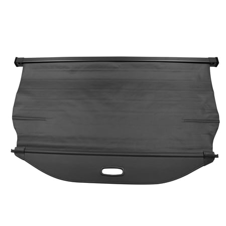 Ikon Motorsports Compatible with 19-23 Hyundai Santa Fe Tonneau Cargo Shade Cover Black-Vinly+Aluminum Rod