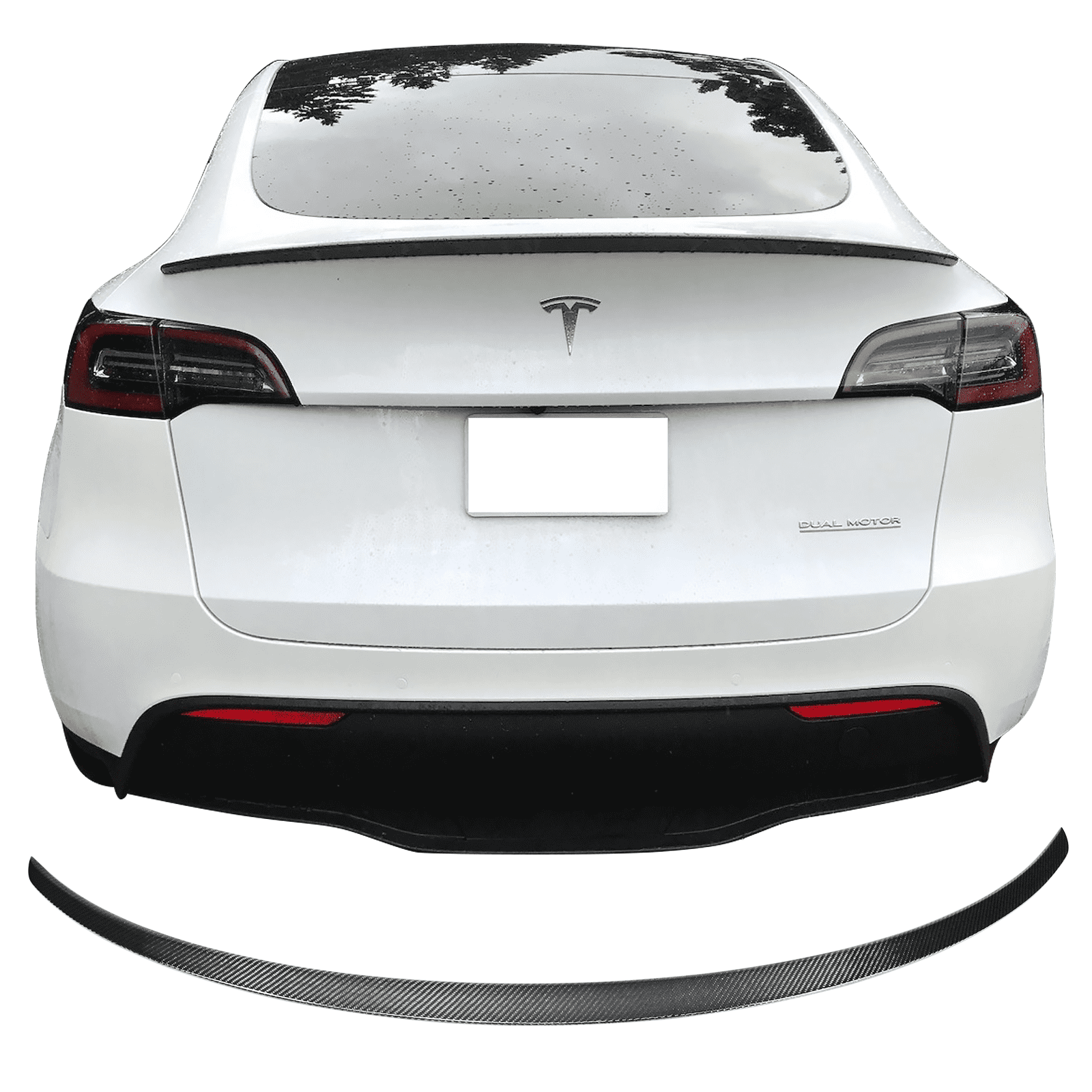 Tesla Model Y Carbon Fiber OE Style Trunk Spoiler