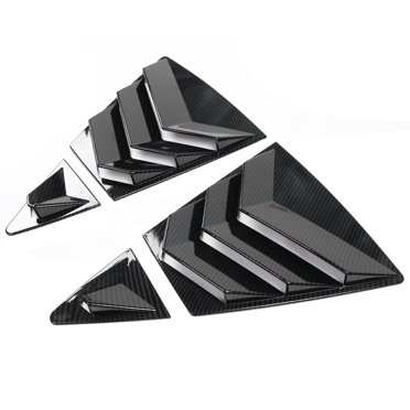 IKON MOTORSPORTS Carbon Fiber Print Roof Spoiler – Fits 2020-2025 Toyota Corolla Sedan – ASR-TCL204IK-CFL