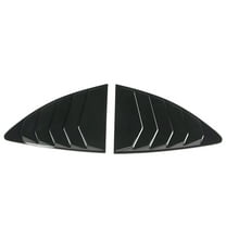 Ikon Motorsports Compatible with 2013-2016 Scion FR-S/2013-2020 Subaru BRZ/2017-2020 Toyota 86 IKON Style Window Louver Painted Gloss Black