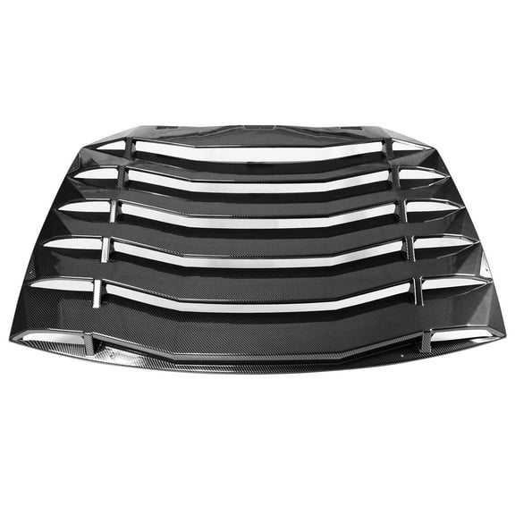 Ikon Motorsports Compatible with 2013-2016 Scion FR-S/2013-2020 Subaru BRZ/2017-2020 Toyota 86 Rear Window Louver Carbon Fiber Print